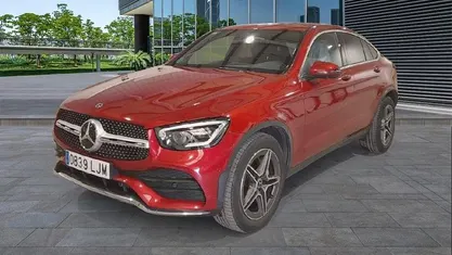 Usado Mercedes GLC300 245 CV (180 kW) 2020 Rojo Coupe