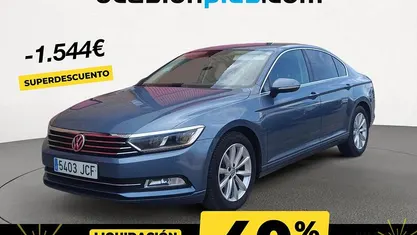 Azul Usado 2015 VW Passat Advance Berlina | 14.806 € (Precio justo)