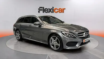 Usado Mercedes C250 AMG line 204 CV (150 kW) 2016 Gris Familiar