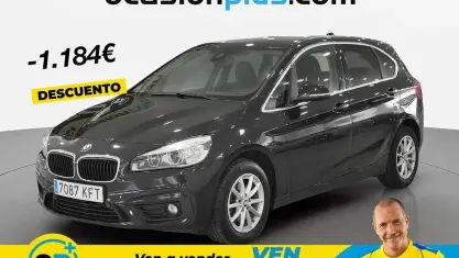 Usado BMW 218 Active Tourer 150 CV (110 kW) 2017 Negro Monovolumen