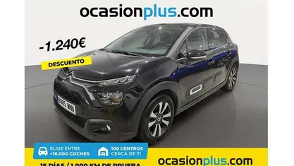 Negro Usado 2024 Citroën C3 PureTech Utilitario | 12.410 € (Precio justo)