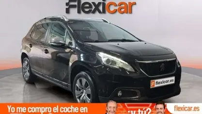 Usado Peugeot 2008 Access 82 CV (60 kW) 2017 Negro SUV