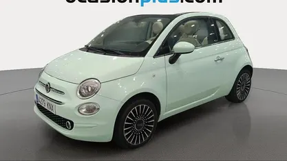 Verde Usado 2018 Fiat 500C Lounge Descapotable | 9537 € (Super precio)