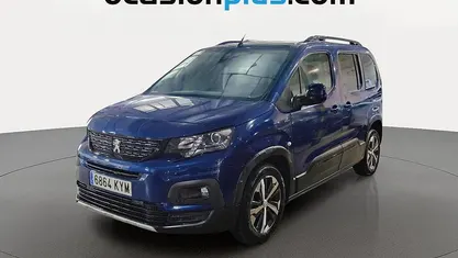 Usado Peugeot Rifter GT-line 100 CV (73 kW) 2019 Azul Monovolumen