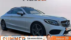 Blanco Usado 2017 Mercedes C220 AMG line Coupe | 27.280 € (Precio justo)