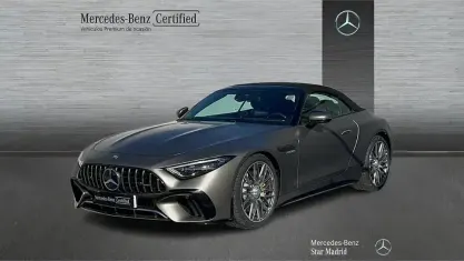 Usado Mercedes SL63 AMG AMG 585 CV (430 kW) 2024 Gris Descapotable