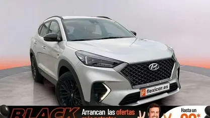 Usado Hyundai Tucson N Line 132 CV (97 kW) 2020 Gris SUV