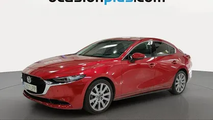 Rojo Usado 2021 Mazda 3 Berlina | 20.319 € (Precio justo)