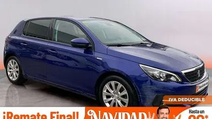 Usado Peugeot 308 Access 110 CV (80 kW) 2020 Azul Utilitario