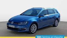 Azul Usado 2014 VW Golf VII Sportline Familiar | 12.300 € (Precio justo)