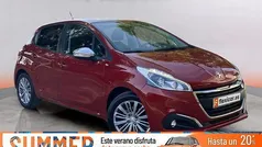 Rojo Usado 2017 Peugeot 208 Style Utilitario | 8690 € (Precio justo)