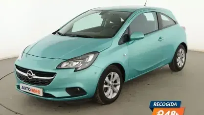 Usado Opel Corsa Selective 90 CV (66 kW) 2016 Verde Utilitario