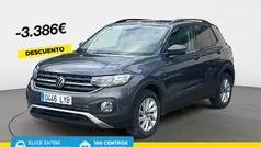 Azul Usado 2022 VW T-Cross Advance SUV | 17.450 € (Precio justo)