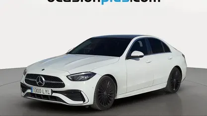 Blanco Usado 2022 Mercedes C220 AMG Berlina | 35.446 € (Buen precio)