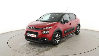Usado Citroën C3 PureTech 82 CV (60 kW) 2018 Rojo Utilitario