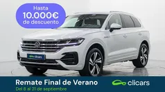 Blanco Usado 2021 VW Touareg R-line SUV | 43.990 € (Precio justo)