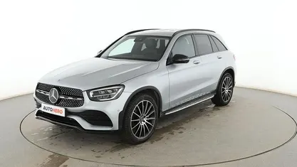 Gris Usado 2022 Mercedes GLC220 AMG line SUV | 45.499 € (Precio justo)