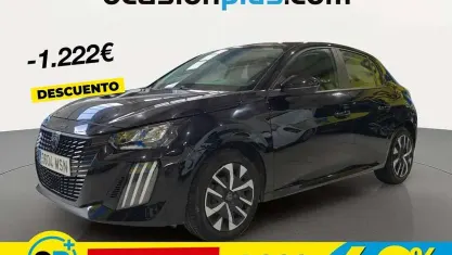 Usado Peugeot 208 Active 102 CV (75 kW) 2024 Negro Utilitario