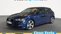 Azul Usado 2015 Audi A3 S-Line | 17.450 € (Precio justo)