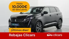 Negro Usado 2021 Peugeot 5008 GT Monovolumen | 24.990 € (Precio justo)
