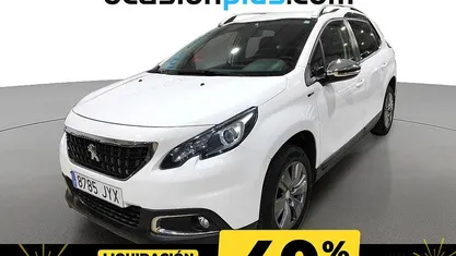 Blanco Usado 2017 Peugeot 2008 Style SUV | 9065 € (Precio justo)