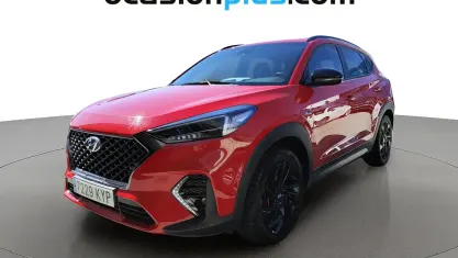 Usado Hyundai Tucson N Line 136 CV (100 kW) 2019 Rojo SUV