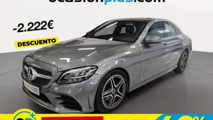 Usado Mercedes C220 AMG 194 CV (142 kW) 2018 Gris Berlina