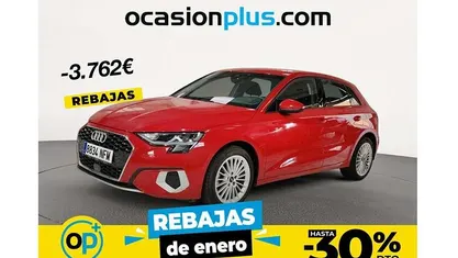 Rojo Usado 2022 Audi A3 Sportback Advanced Utilitario | 20.267 € (Buen precio)