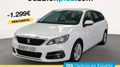 Blanco Usado 2021 Peugeot 308 Active Familiar | 13.290 € (Precio justo)