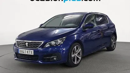 Usado Peugeot 308 Allure 131 CV (96 kW) 2019 Azul Utilitario