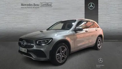 Usado Mercedes GLC220 AMG line 194 CV (142 kW) 2022 Gris / plata SUV