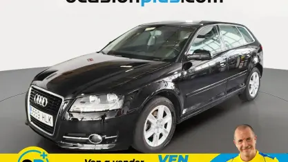 Usado Audi A3 Ambiente 105 CV (77 kW) 2012 Negro Utilitario