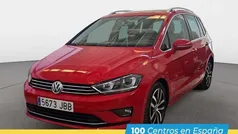 Rojo Usado 2014 VW Golf Sportsvan Sportline Monovolumen | 11.450 € (Precio justo)