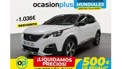 Usado Peugeot 3008 GT-line 165 CV (121 kW) 2017 Blanco SUV