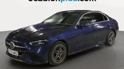 Usado Mercedes C200 AMG 163 CV (119 kW) 2023 Azul Berlina