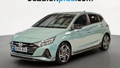 Usado Hyundai i20 N Line 80 CV (58 kW) 2024 Verde Utilitario