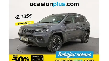 Usado Jeep Compass Trailhawk 241 CV (177 kW) 2022 Gris SUV
