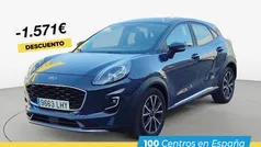 Azul Usado 2020 Ford Puma Titanium SUV | 16.450 € (Precio justo)