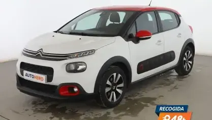 Käytetty Citroën C3 Feel 82 HP (60 kW) 2018 Valkoinen Viistoperä