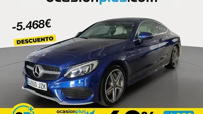 Käytetty Mercedes C250 AMG 204 HP (150 kW) 2017 Sininen Coupe - kaksiovinen