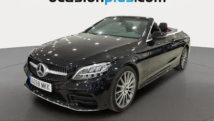 Negro Usado 2018 Mercedes C180 AMG Descapotable | 30.728 € (Precio justo)