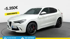 Rojo Usado 2018 Alfa Romeo Stelvio Quadrifoglio SUV | 46.200 € (Precio justo)