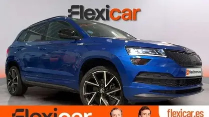 Usado Skoda Karoq SportLine 150 CV (110 kW) 2021 Azul SUV