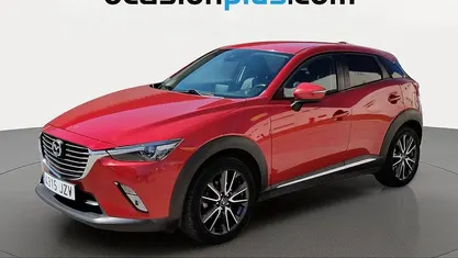 Käytetty Mazda CX-3 Luxury 120 HP (88 kW) 2017 Punainen Katumaasturi
