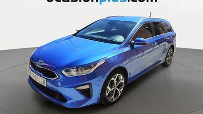 Usado Kia Ceed 136 CV (100 kW) 2020 Azul Utilitario