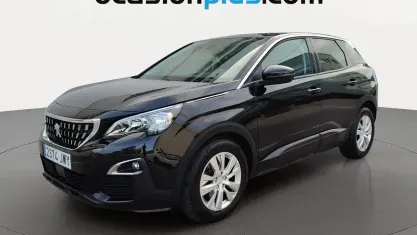 Usado Peugeot 3008 Active 120 CV (88 kW) 2017 Negro SUV