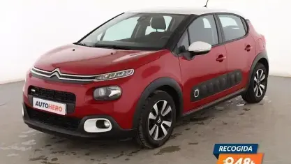 Usado Citroën C3 Feel 110 CV (80 kW) 2017 Rojo Berlina