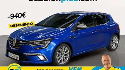 Usado Renault Mégane GT Line GT-Line 131 CV (96 kW) 2017 Azul Utilitario