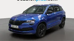 Azul Usado 2021 Skoda Karoq SportLine SUV | 21.682 € (Buen precio)