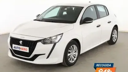 Usado Peugeot 208 75 CV (55 kW) 2020 Blanco Utilitario